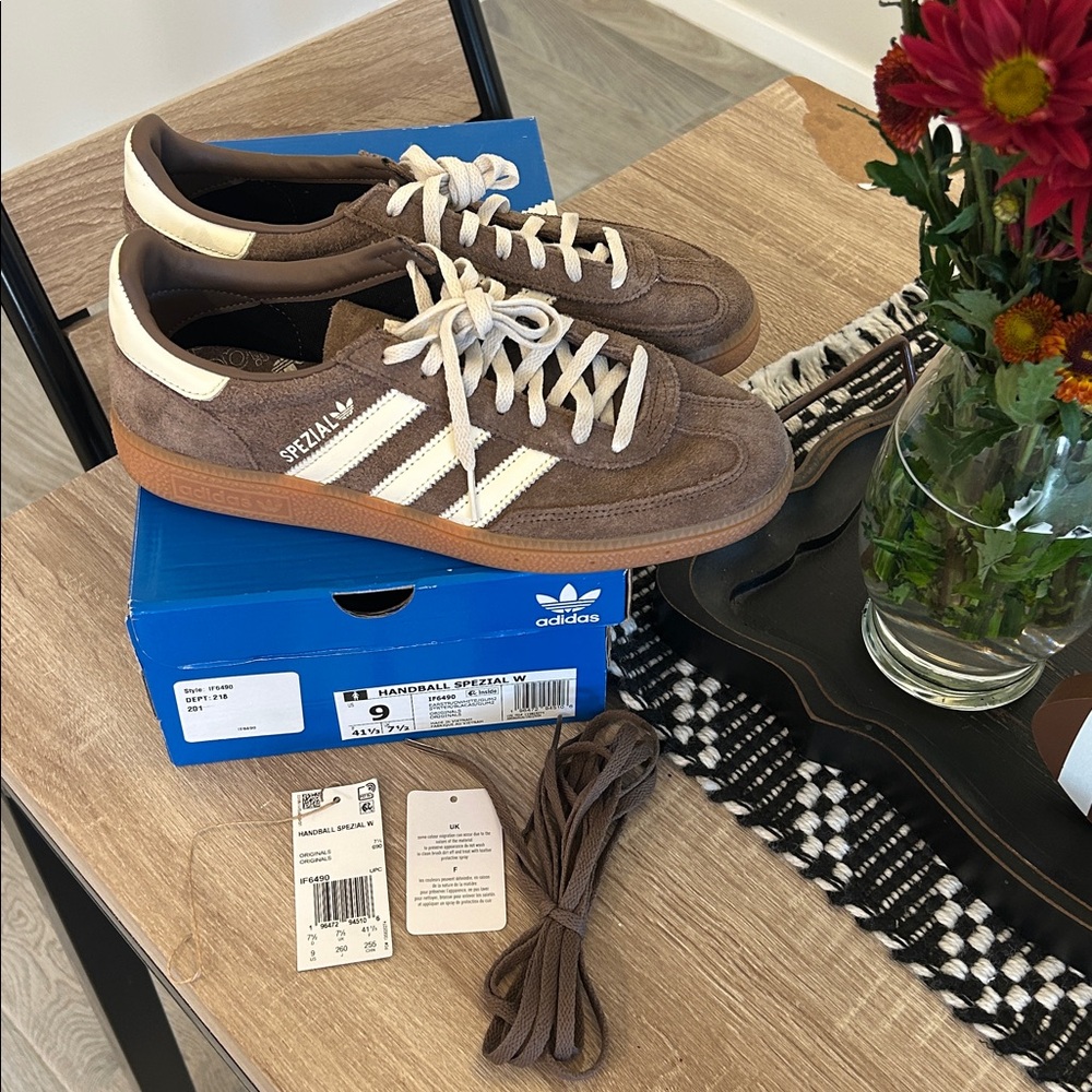 Adidas Spezial Brown Suede Sneakers